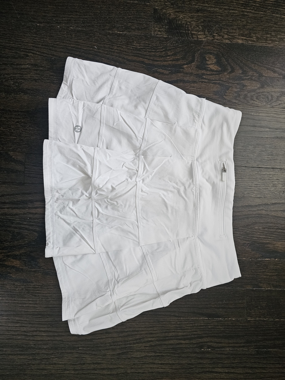 lululemon athletica White Performance Skort with Inner Shorts
